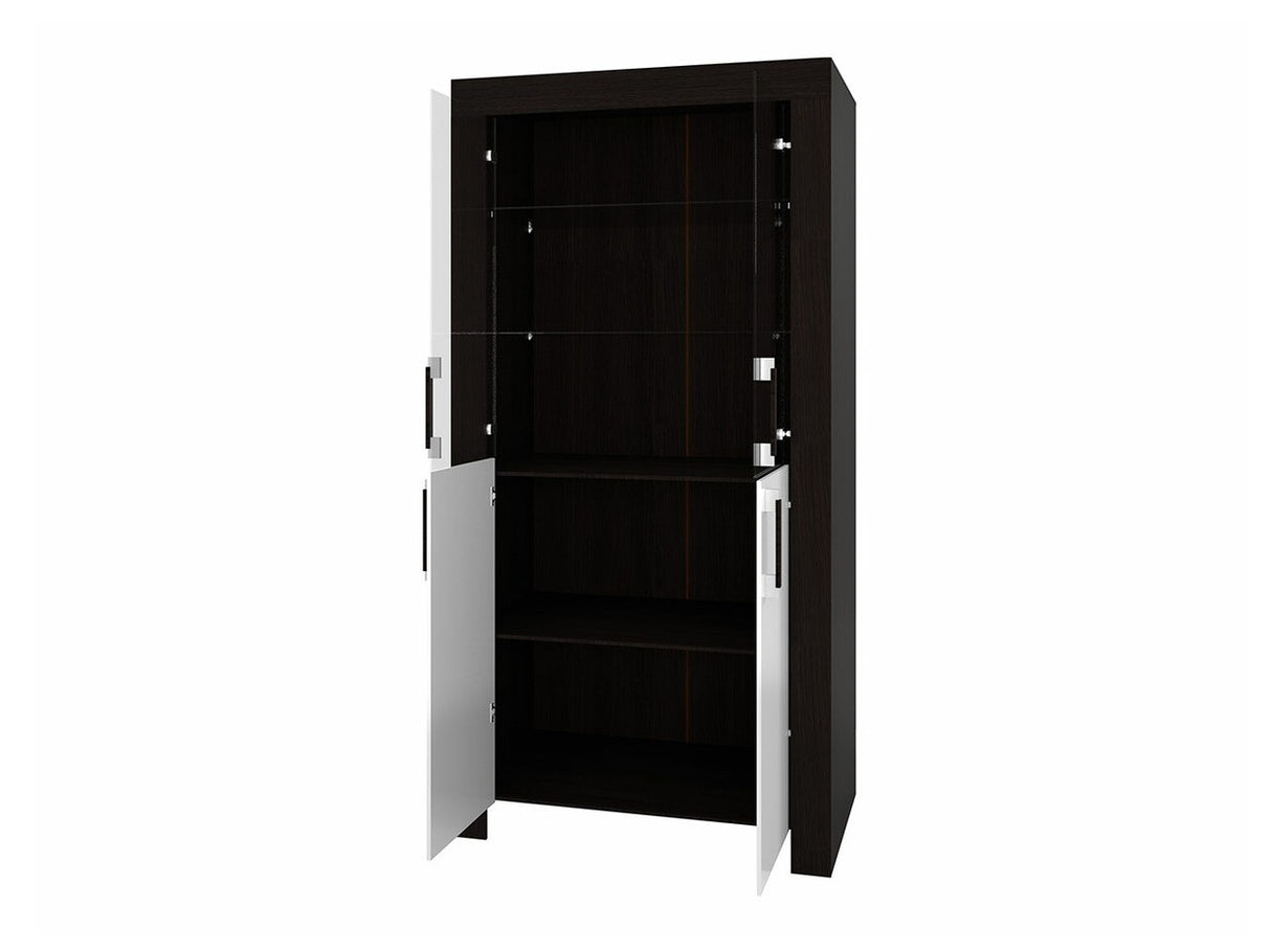 Könyvespolc Cezar C3, Szín: Sonoma tölgy, Led világítás: Nem