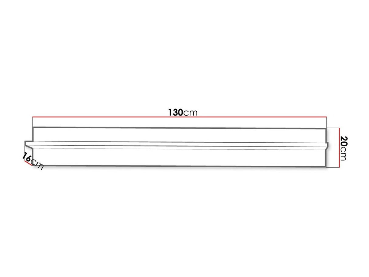 Polc Cezar C26, Szín: Sonoma tölgy