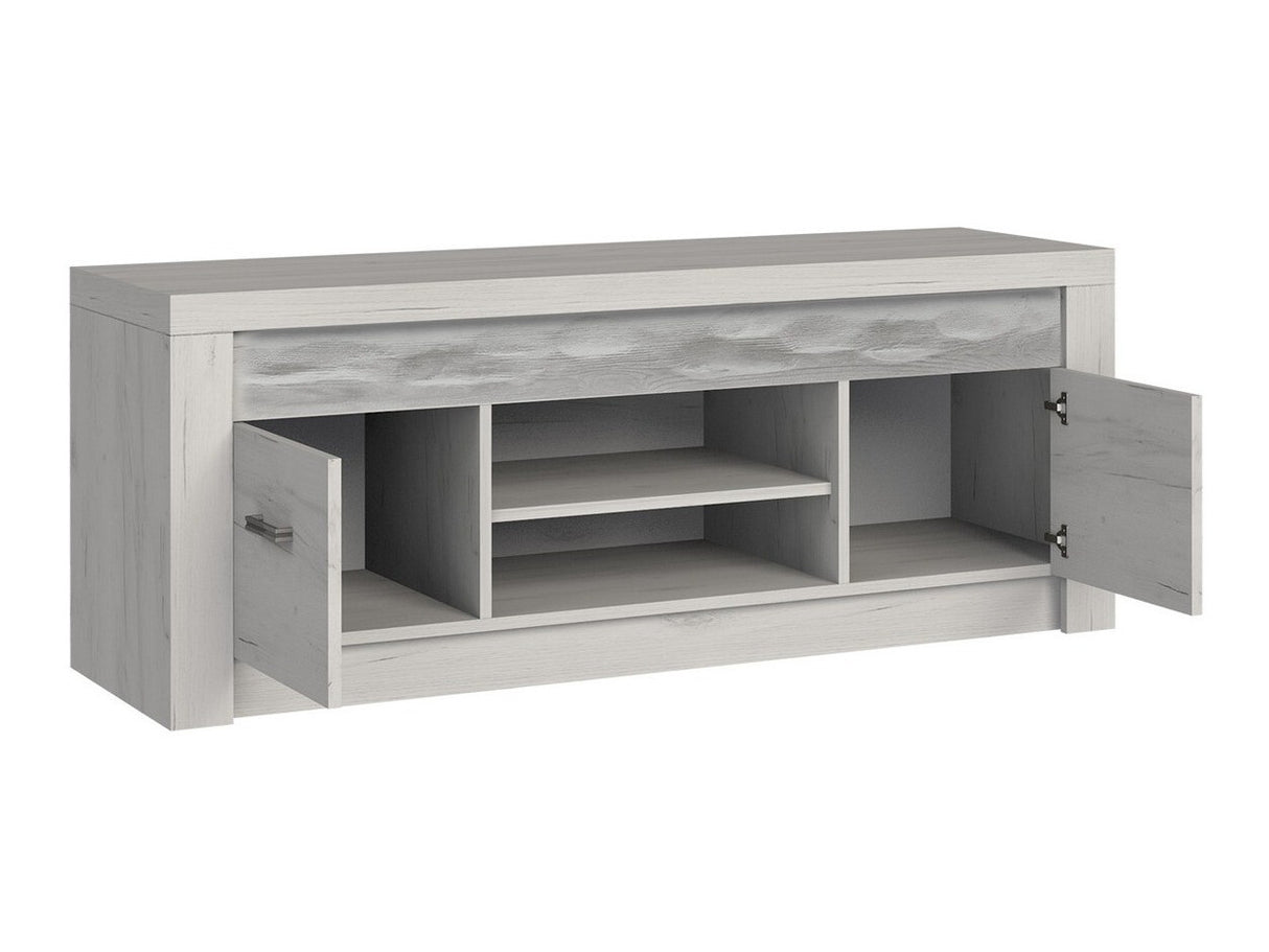 TV-állvány Indianapolis (Nadia N09), Szín: Sötét kőris, Led világítás: Igen