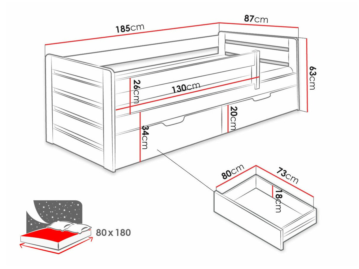 Ágy Bella (Trapanade 80)