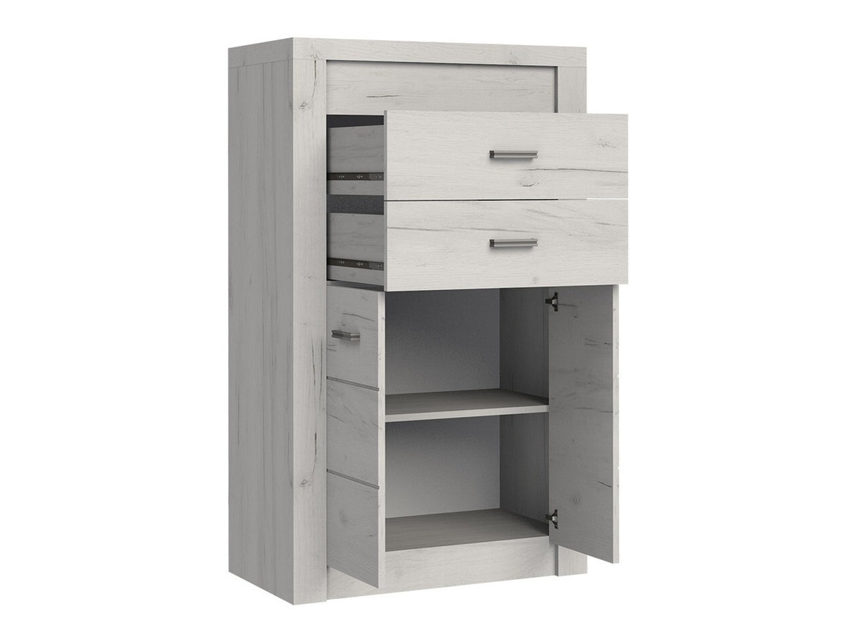 Nappali szett Indianapolis II (Nadia II), Szín: Sötét kőris, Led világítás: Nem