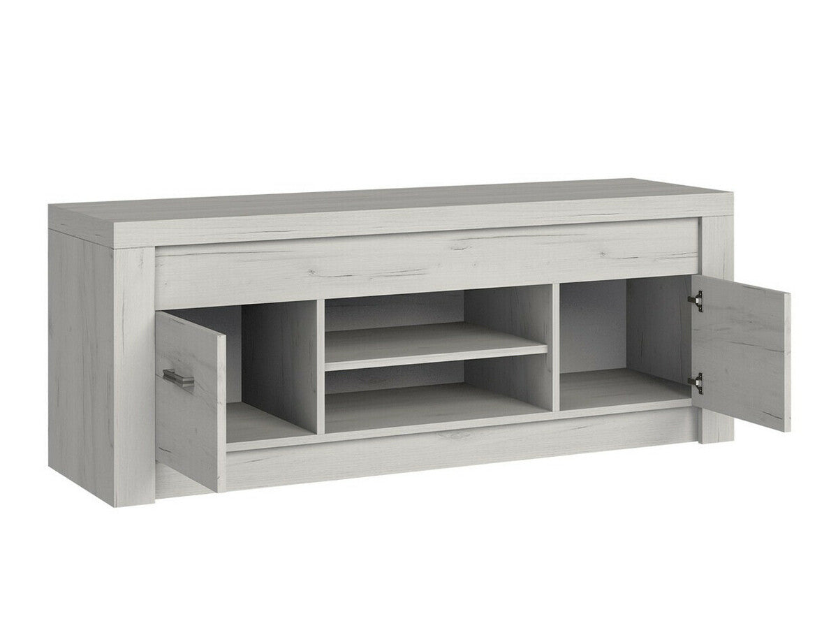 Nappali szett Indianapolis I (Nadia I) I, Szín: Kézműves fehér, Led világítás: Igen