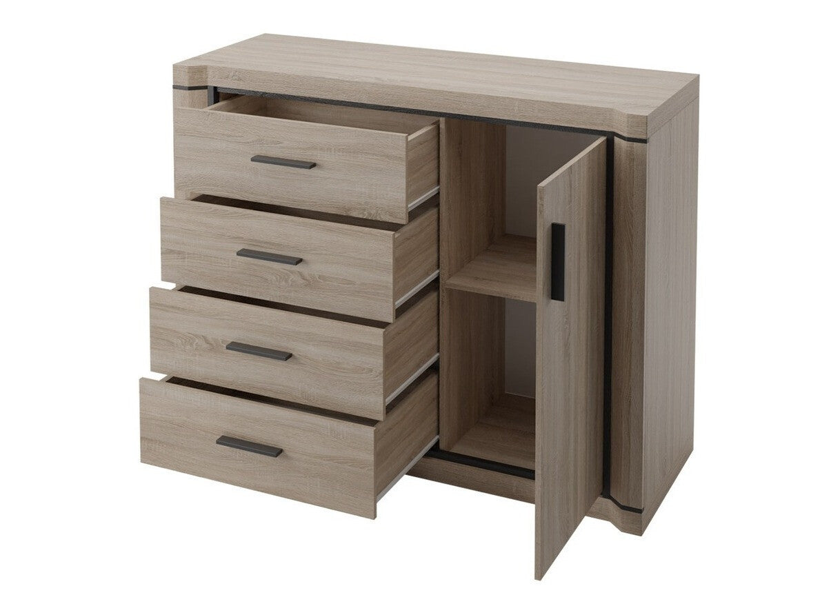 Nappali szett Dallas I (Xavier), Szín: Triufel tölgy, Led világítás: Nem