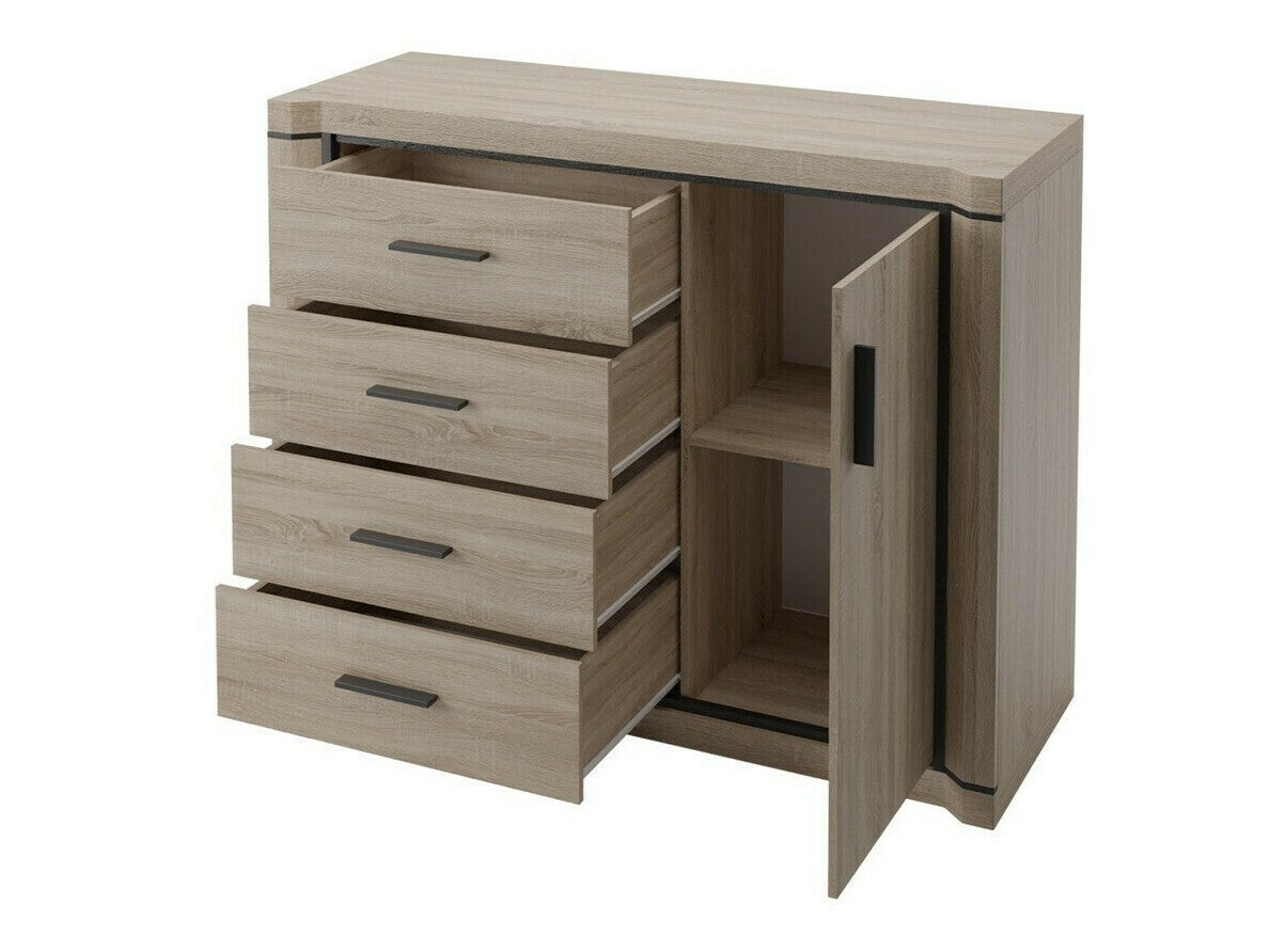 Nappali szett Dallas I (Xavier), Szín: Triufel tölgy, Led világítás: Igen