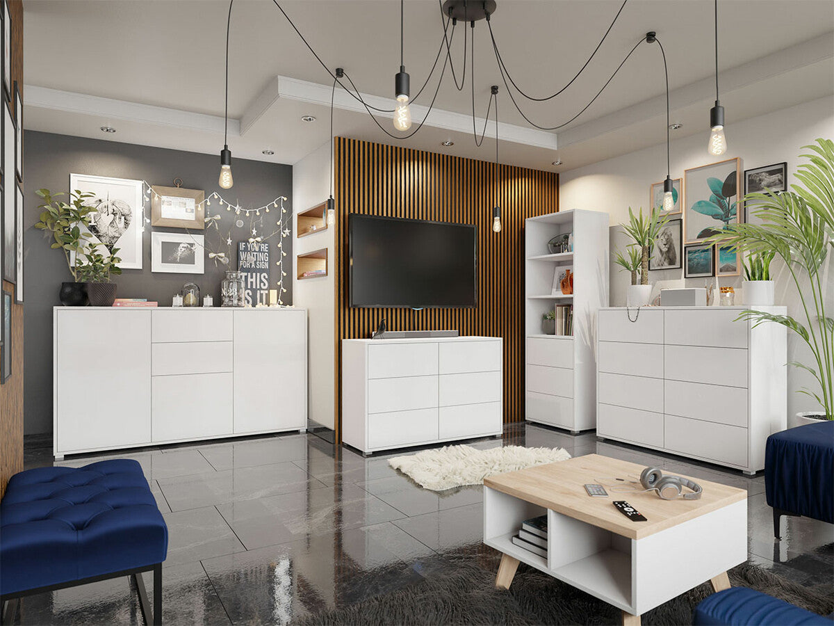 Komód Komoda GESITA K8SZ Biały (Fehér)