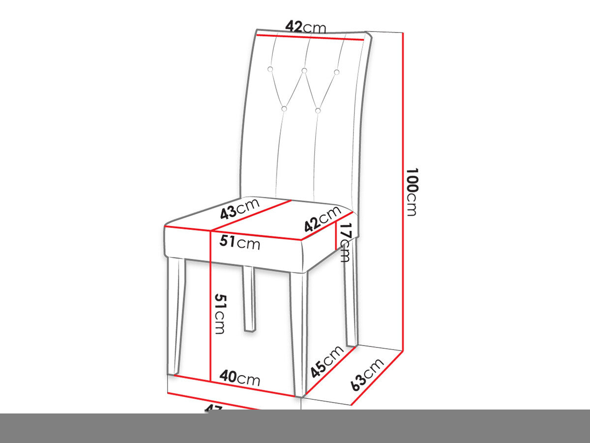 Szék S67 (ST67) + díszítés, Színes dekorációk: Aranysárga, Lábak színe: Fehér, Szín: Magic Velvet 2219