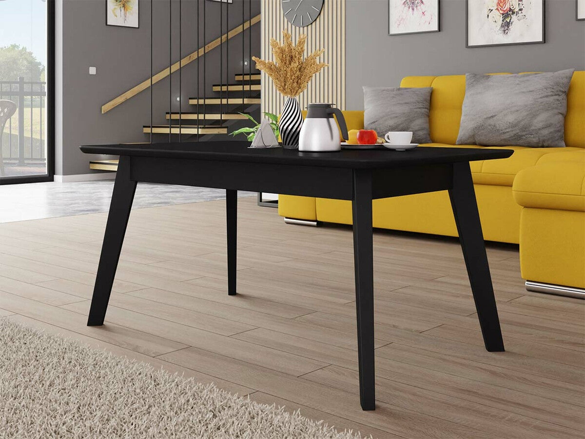 Dohányzóasztal SKANDI 103x60 (Botiler), Szín: Fekete