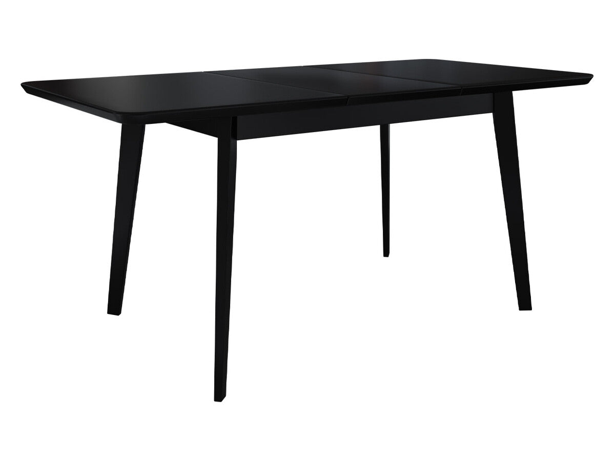 Asztal SKANDI 140 + (1x40) x 80 (Botiler), Szín: Fekete