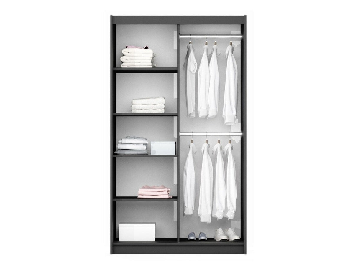 Gardróbszekrény VIGO 120, Szekrény szélessége: 122 cm