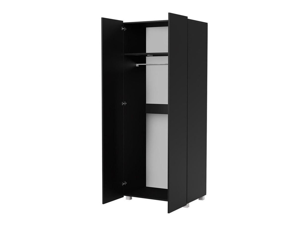 Gardróbszekrény Calabrini (Bralani BR09), Szín: Fehér + Fényes fehér