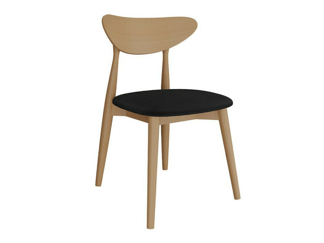 Étkezőgarnitúra Zestaw 01 4xS80 + INES FI, Asztal színe: Barna, Szék színe: Magic Velvet 2219 + Barna