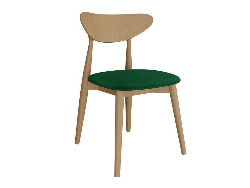 Étkezőgarnitúra Zestaw 01 4xS80 + INES FI, Asztal színe: Barna, Szék színe: Magic Velvet 2225 + Barna