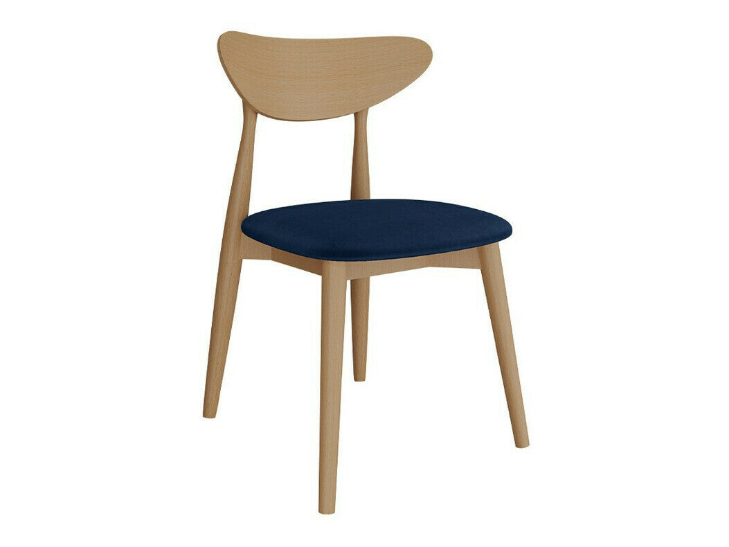 Étkezőgarnitúra Zestaw 01 4xS80 + INES FI 120, Asztal színe: Barna, Szék színe: Magic Velvet 2216 + Barna