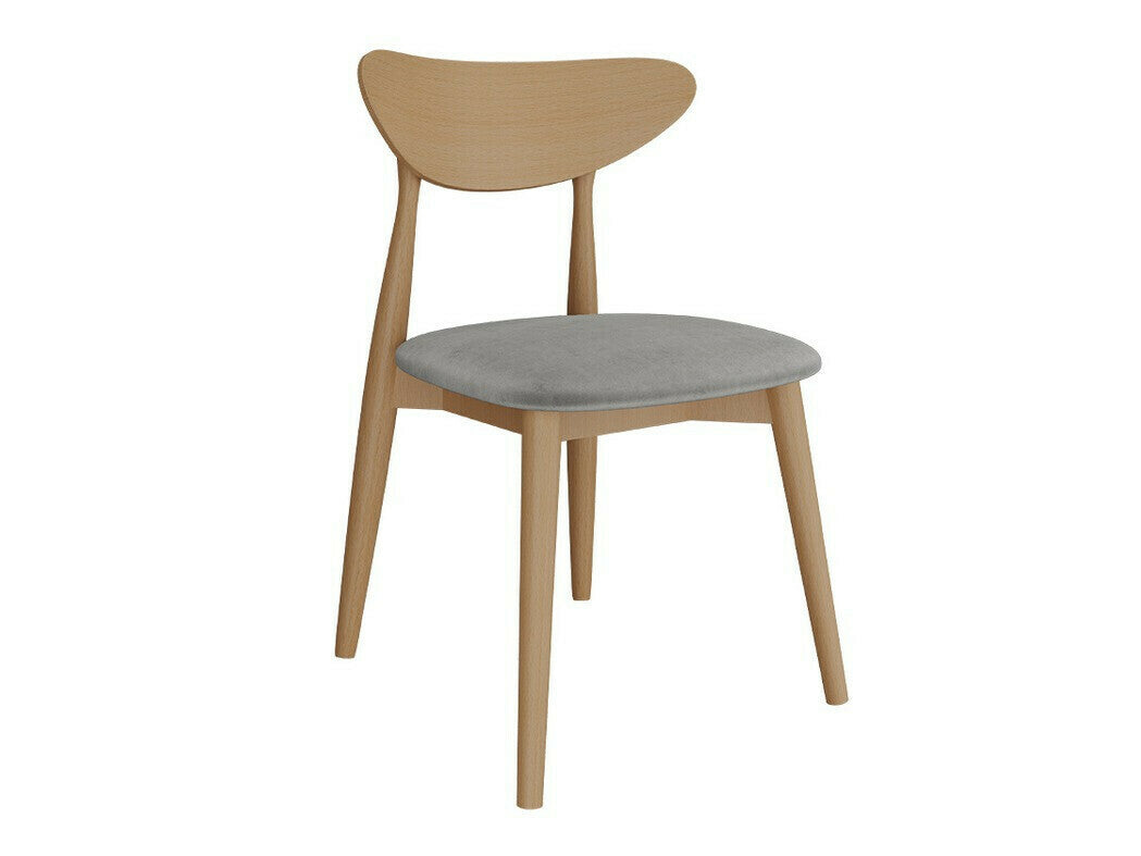 Étkezőgarnitúra Zestaw 01 4xS80 + INES FI 120, Asztal színe: Barna, Szék színe: Magic Velvet 2217 + Barna