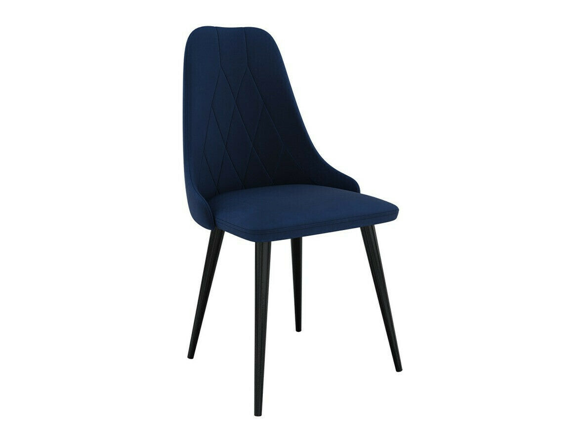 Étkezőgarnitúra Zestaw 02 6xS91 + INES 140x80, Szék színe: Fekete + Magic Velvet 2216, Szín: Fekete