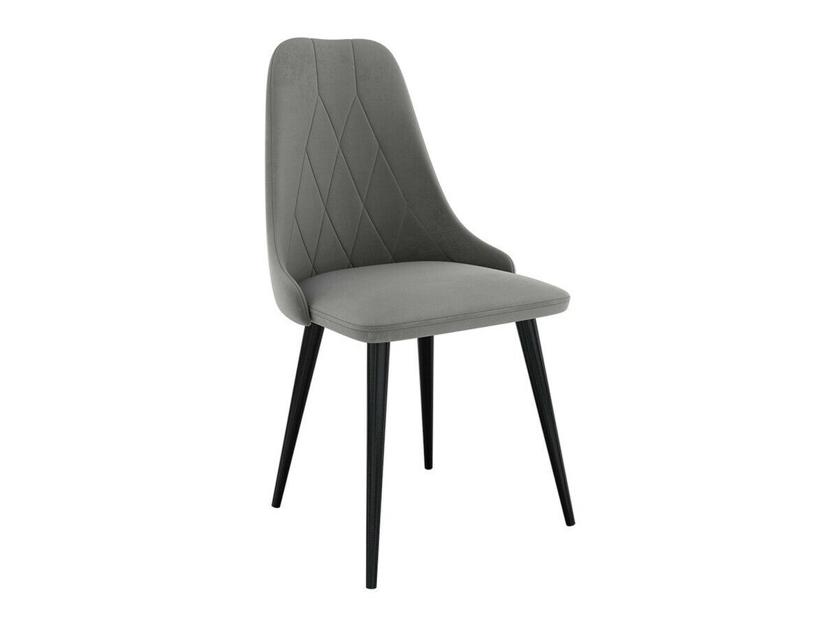 Étkezőgarnitúra Zestaw 02 6xS91 + INES 140x80, Szék színe: Fekete + Magic Velvet 2217, Szín: Fekete