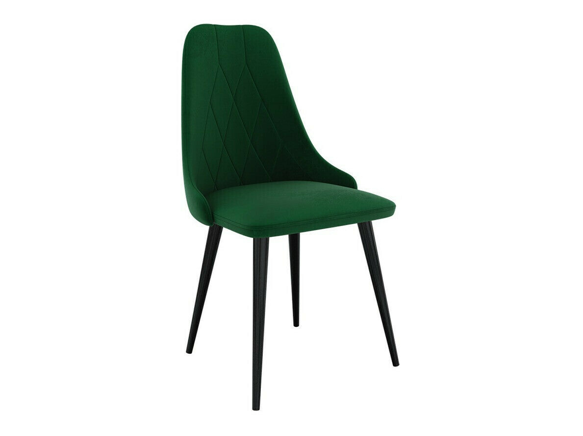 Étkezőgarnitúra Zestaw 02 6xS91 + INES 140x80, Szék színe: Fekete + Magic Velvet 2225, Szín: Fekete