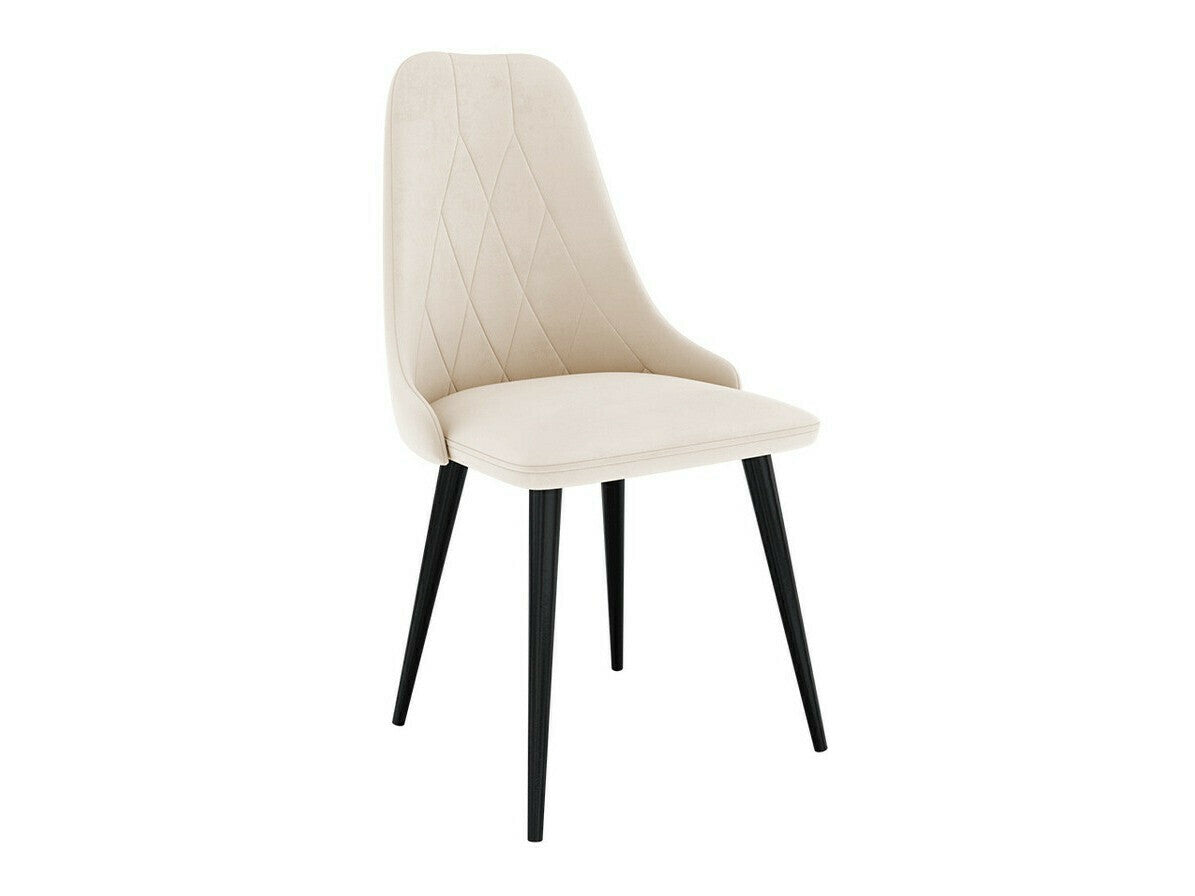 Étkezőgarnitúra Zestaw 02 6xS91 + INES 140x80, Szék színe: Fekete + Magic Velvet 2250, Szín: Fekete