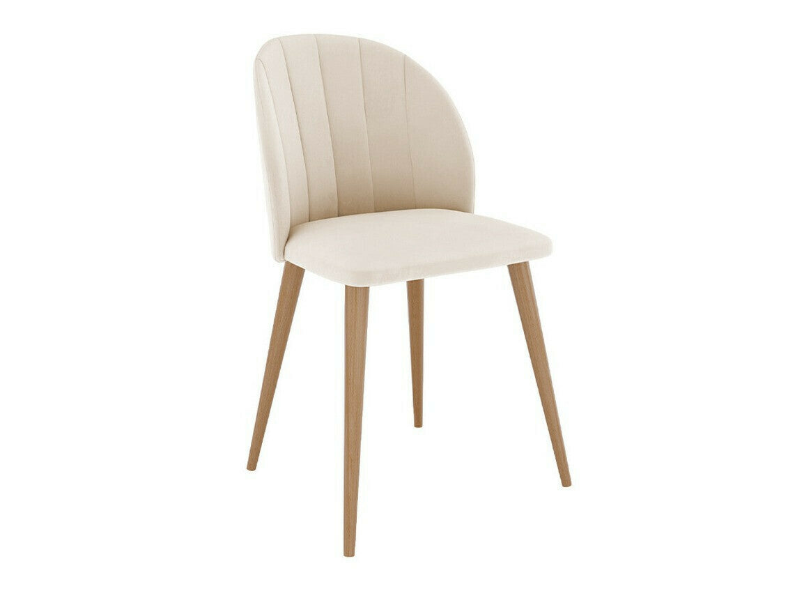 Étkezőgarnitúra Zestaw 04 4xS100 SKANDI FI, Szék színe: Barna + Magic Velvet 2250, Asztal színe: Barna