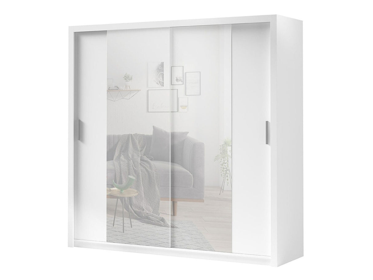 Gardróbszekrény Bonem SZ220 ( Kler KE11), Szín: Fehér