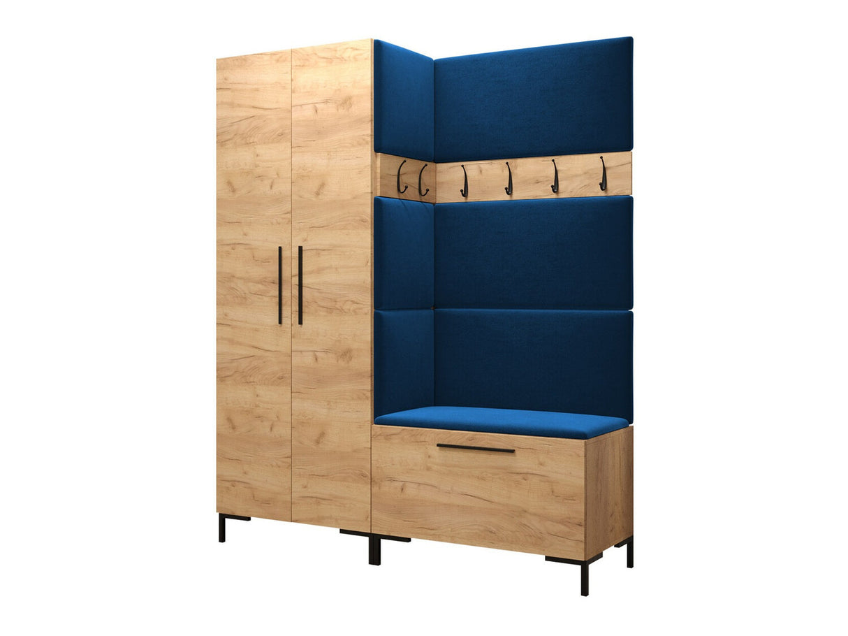 Előszoba garnitúra ZILION I (Frunemfta I), Keret színe: Craft tölgy, Puha falpanel színe: Manila 26