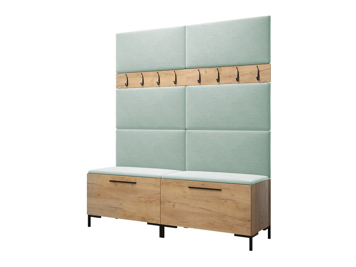 Előszoba garnitúra ZILION II (Frunemfta II), Keret színe: Craft tölgy, Puha falpanel színe: Manila 11