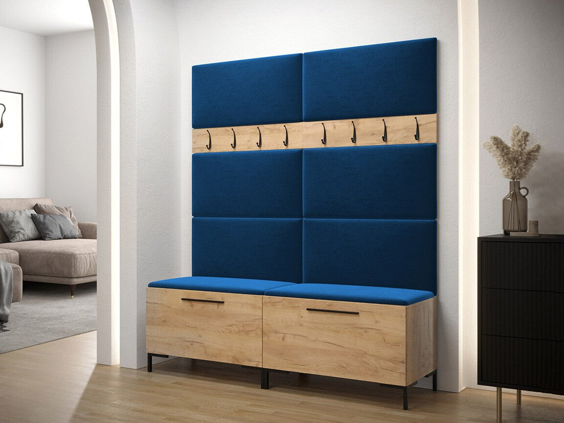 Előszoba garnitúra ZILION II (Frunemfta II), Keret színe: Craft tölgy, Puha falpanel színe: Manila 26