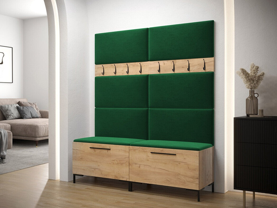 Előszoba garnitúra ZILION II (Frunemfta II), Keret színe: Craft tölgy, Puha falpanel színe: Manila 35