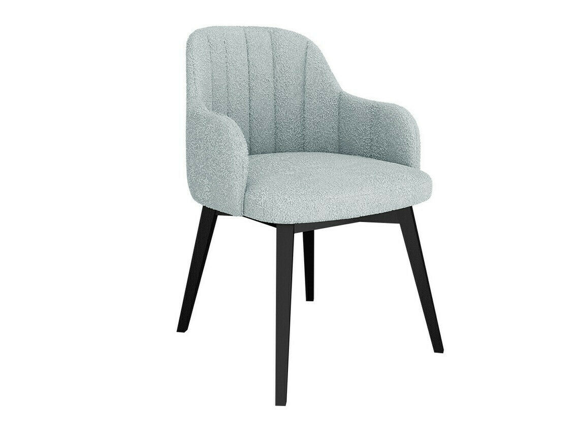 Étkezőgarnitúra Zestaw 05 4xS105 ORION FI, Asztal színe: Fekete, Szék színe: Fekete + Baloo 2086