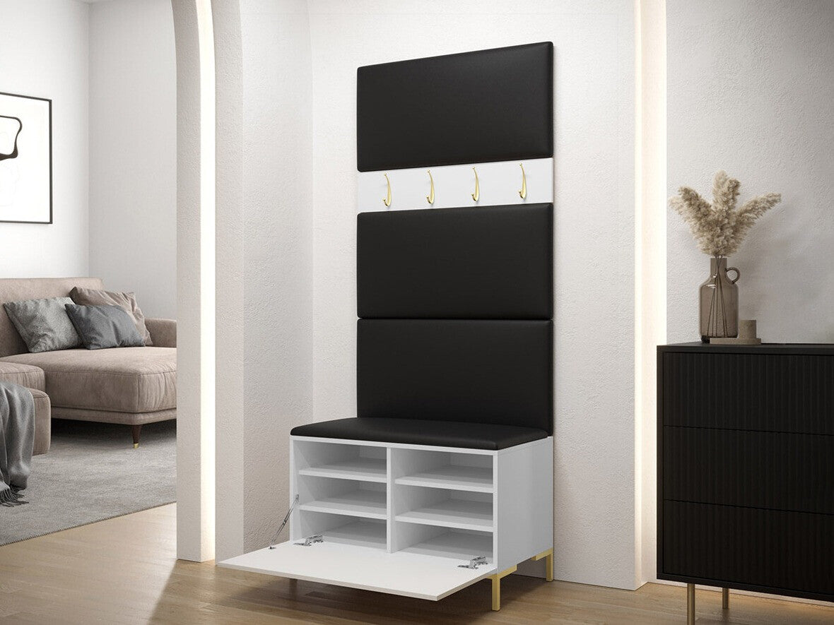 Előszoba garnitúra ZILION III (Frunemfta III), Keret színe: Craft tölgy, Puha falpanel színe: Manila 11