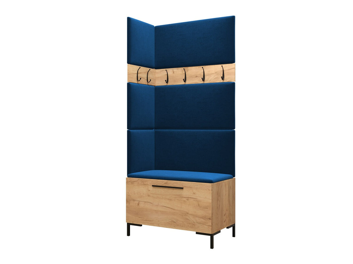 Előszoba garnitúra ZILION IV (Frunemfta IV) , Keret színe: Craft tölgy, Puha falpanel színe: Manila 26