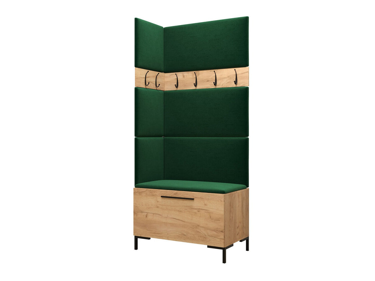 Előszoba garnitúra ZILION IV (Frunemfta IV) , Keret színe: Craft tölgy, Puha falpanel színe: Manila 35