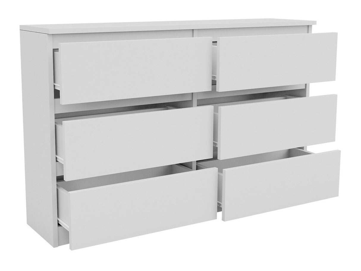 Komód MALWA M6 (Osko OK6), Szín: Fehér