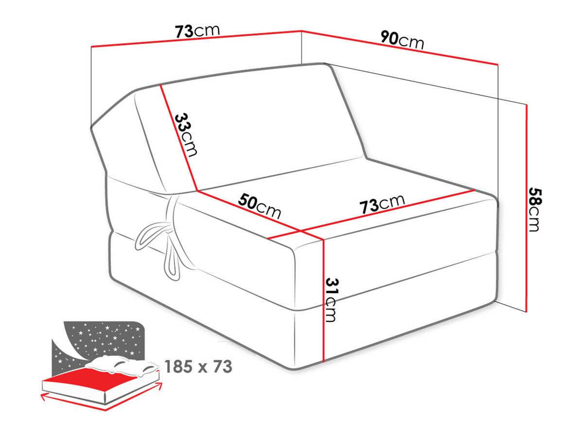 Fotel Kevin (Fabian), Szín: Alova 04