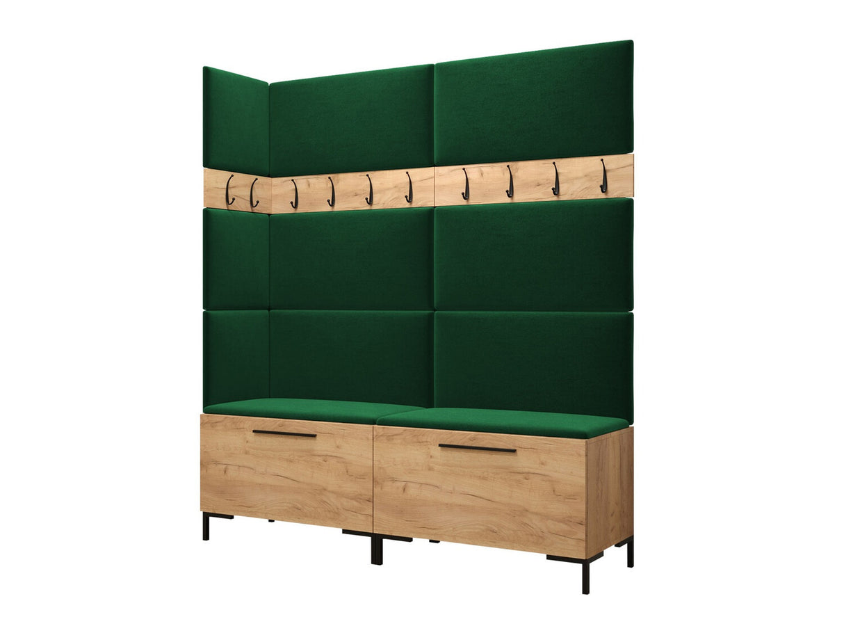 Előszoba garnitúra ZILION V (Frunemfta V) , Keret színe: Craft tölgy, Puha falpanel színe: Manila 35