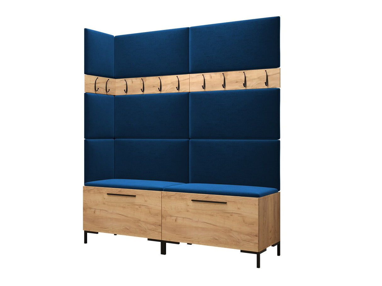 Előszoba garnitúra ZILION V (Frunemfta V) , Keret színe: Craft tölgy, Puha falpanel színe: Manila 26