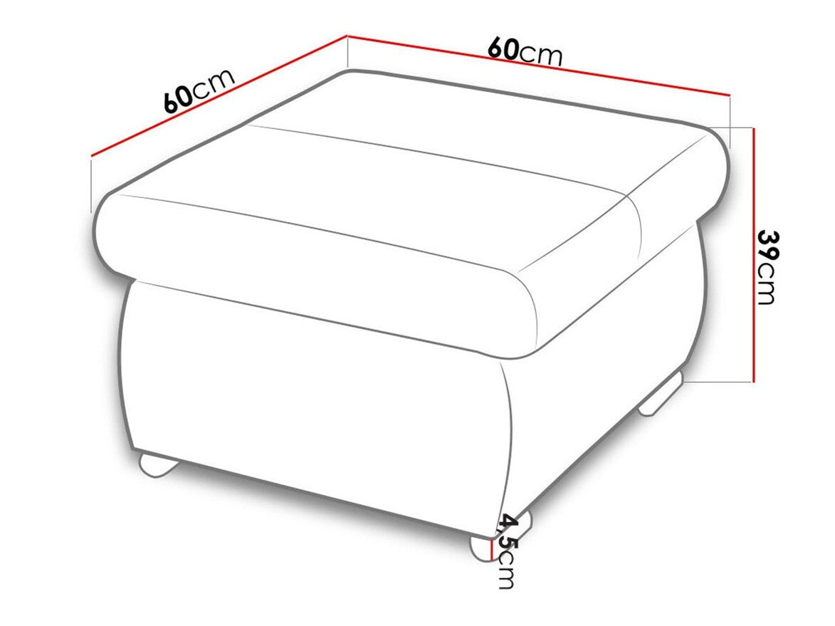 Puff Orkan M (Herkules), Szín: Soft 017 + Lawa 05
