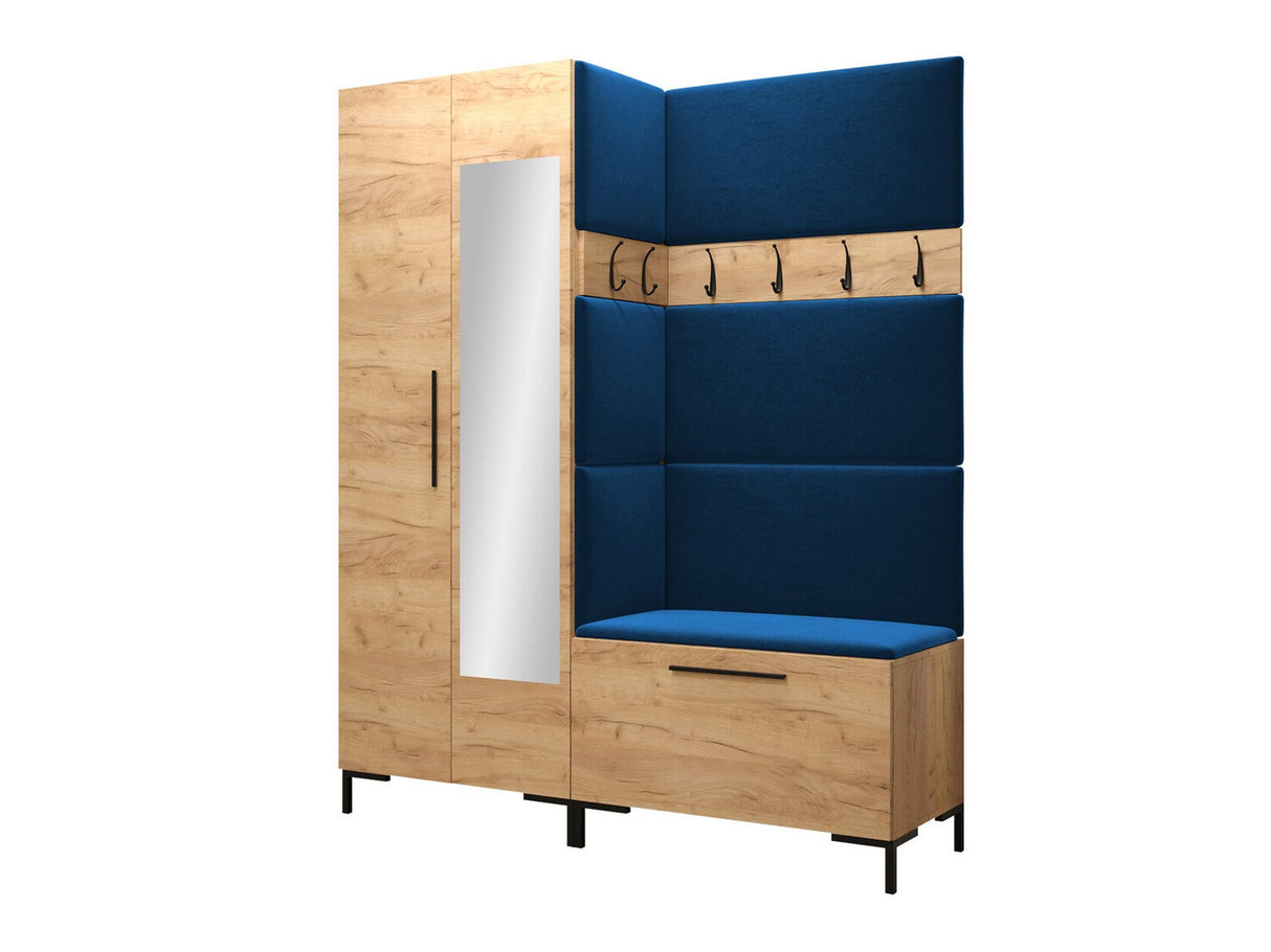 Előszoba garnitúra ZILION IX (Frunemfta IX) , Keret színe: Craft tölgy, Puha falpanel színe: Manila 26