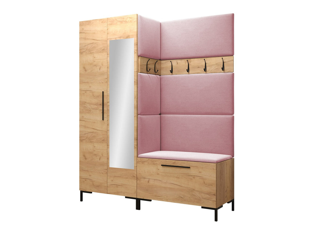 Előszoba garnitúra ZILION IX (Frunemfta IX) , Keret színe: Craft tölgy, Puha falpanel színe: Manila 09