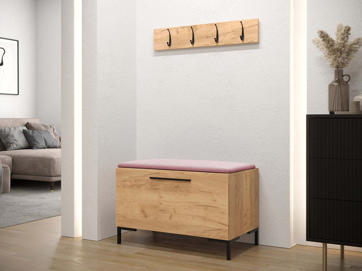 Előszoba garnitúra ZILION VIII (Frunemfta VIII) , Keret színe: Craft tölgy, Puha falpanel színe: Manila 09