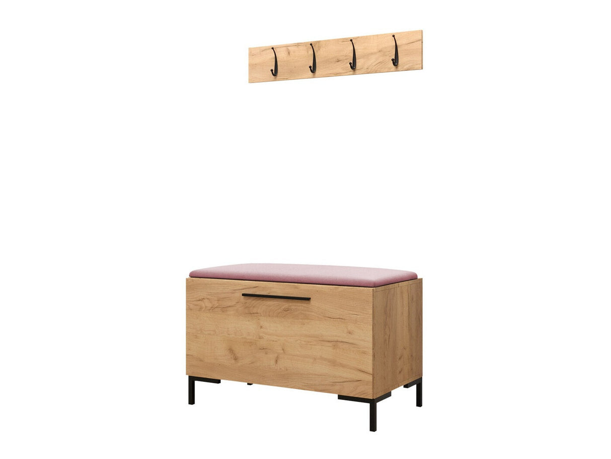 Előszoba garnitúra ZILION VIII (Frunemfta VIII) , Keret színe: Craft tölgy, Puha falpanel színe: Manila 09