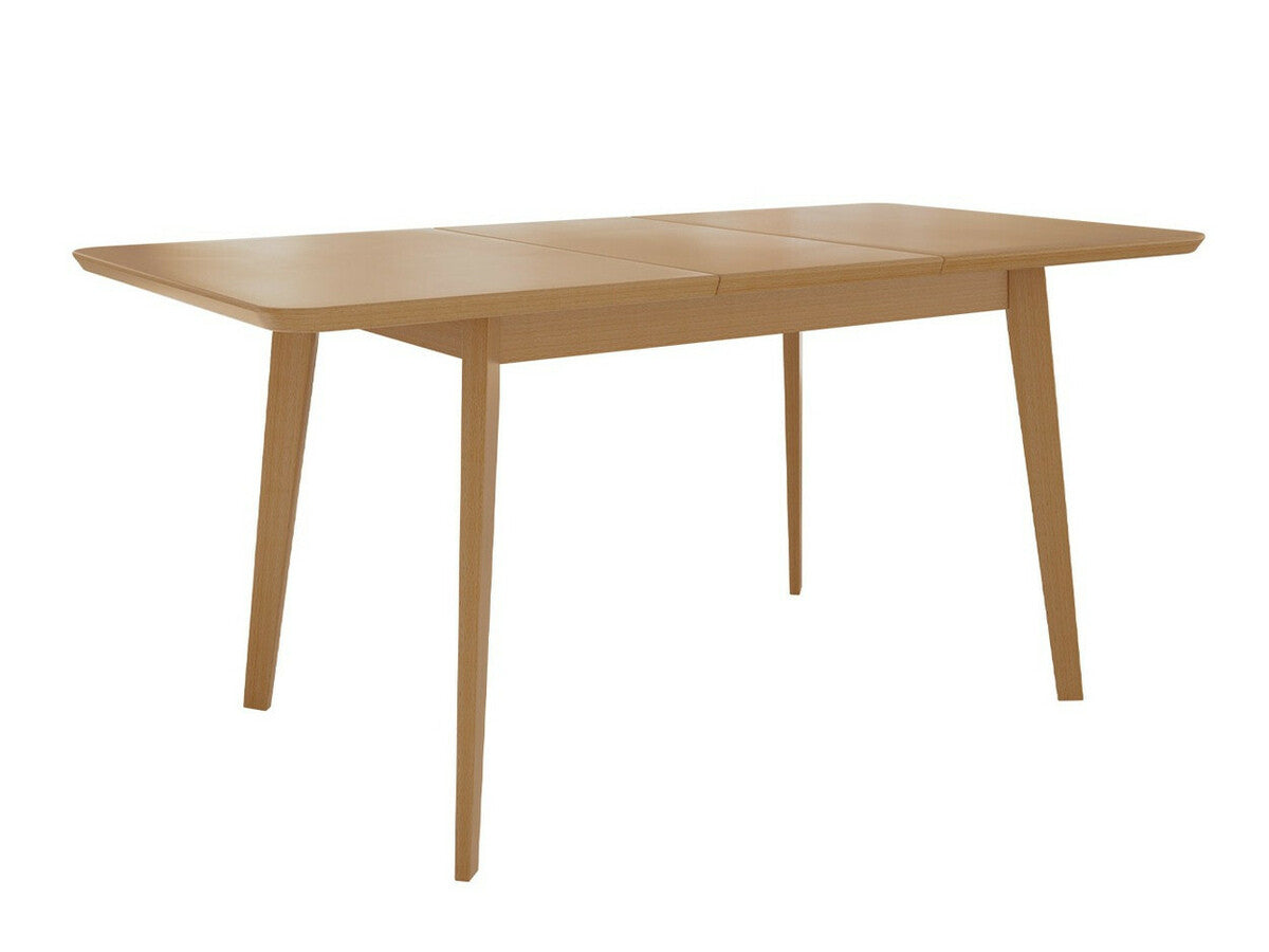 Étkezőgarnitúra Zestaw 09 6xS67 SKANDI 140x80, Szék színe: Fekete + Magic Velvet 2250, Asztal színe: Barna, Színes dekorációk: Aranysárga