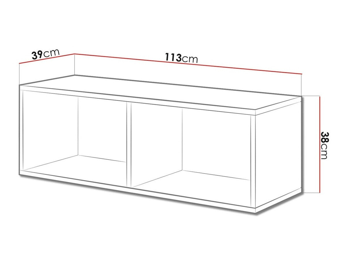 Polc Roco (Nessor NS02), Szín: Antracit