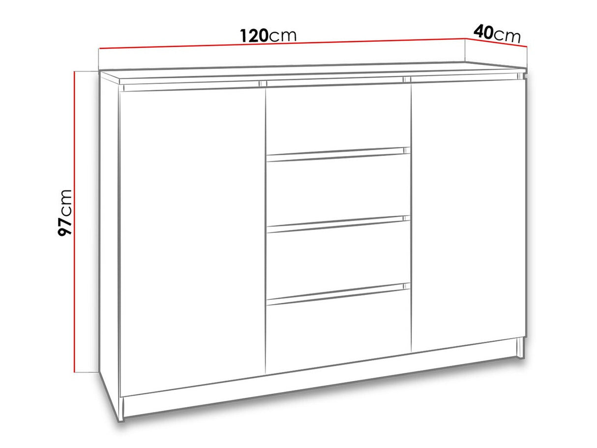 Komód 2d4s (Penelope 2d4s)