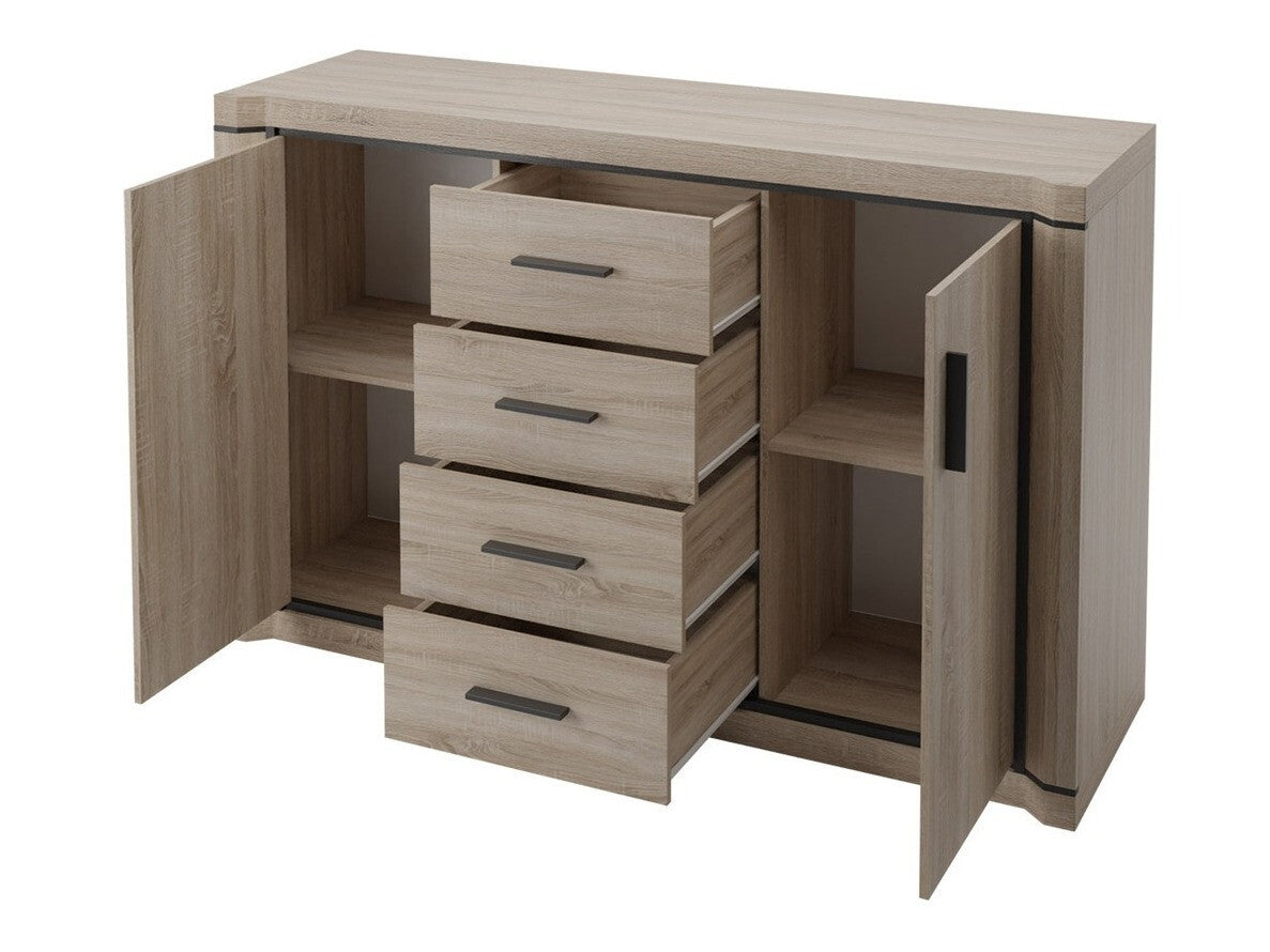 Komód Dallas D5, Szín: Sonoma tölgy