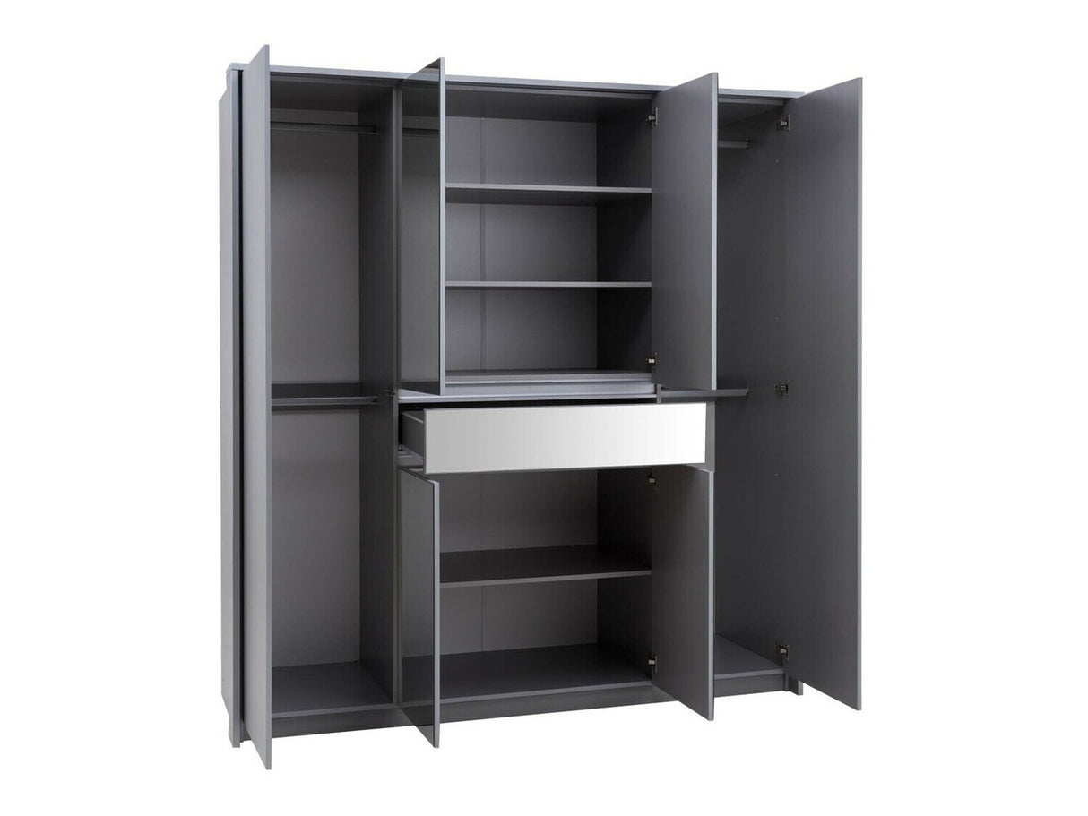 Gardróbszekrény Split 200 (Pasita 200), Szín: Fehér