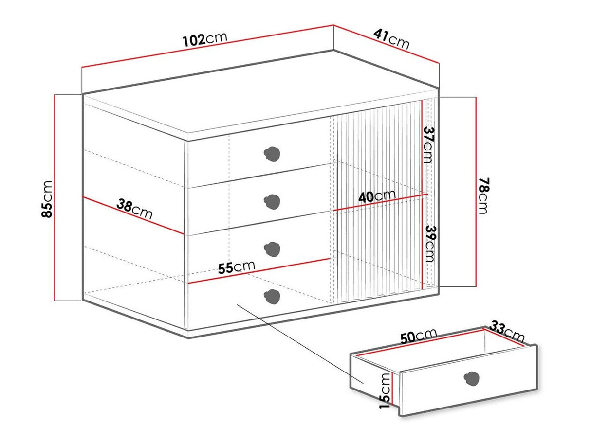 Komód CALI C-5 (Sigeren SG05)