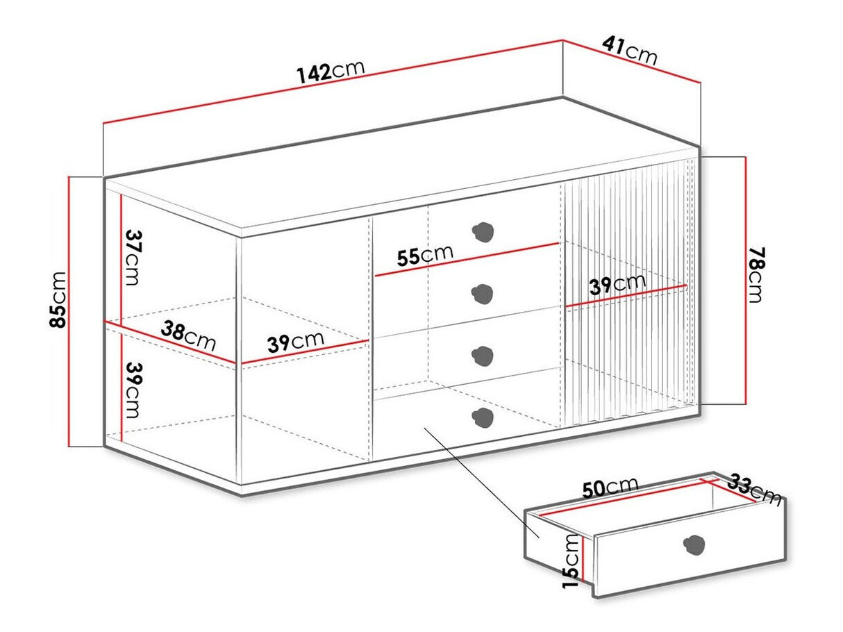 Komód CALI C-4 (Sigeren SG04)