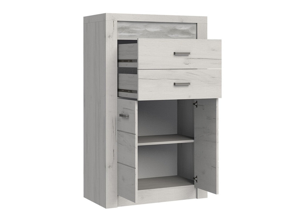 Komód Indianapolis (Nadia N06), Szín: Kőrisfa, Led világítás: Nem