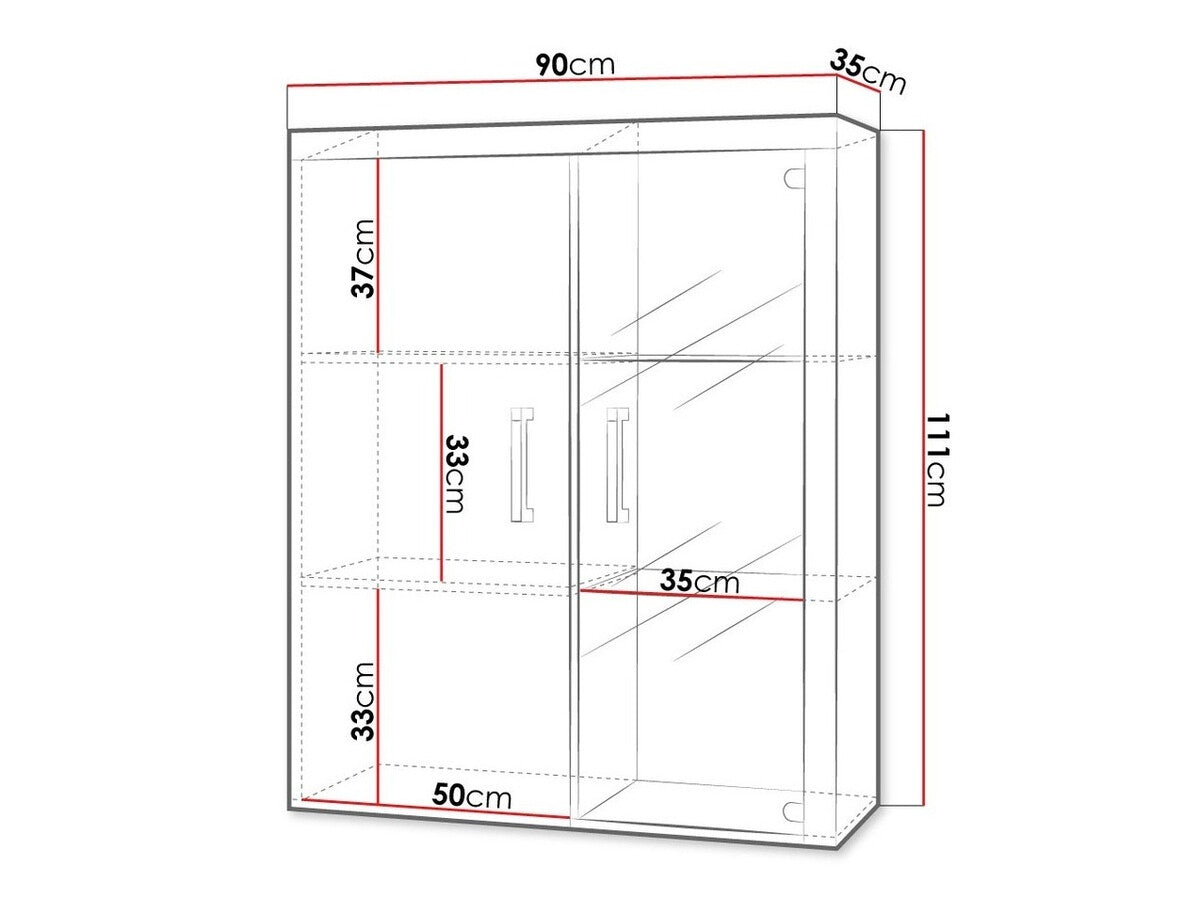 Szekrény Samba 4 (Brode BD04), Szín: Szilva + grafit